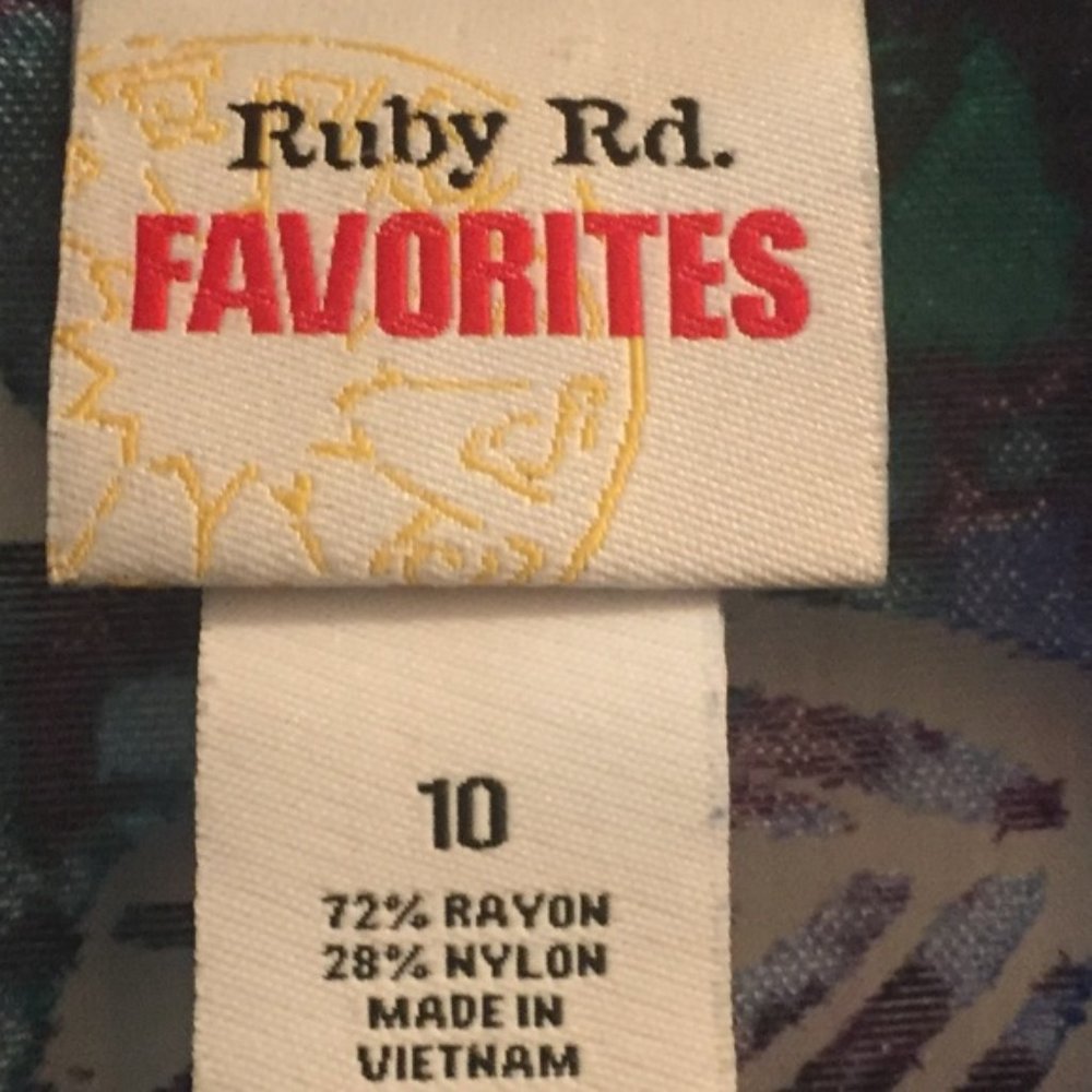 Ruby Rd. zip up light weight jacket 10 - Picture 3 of 6